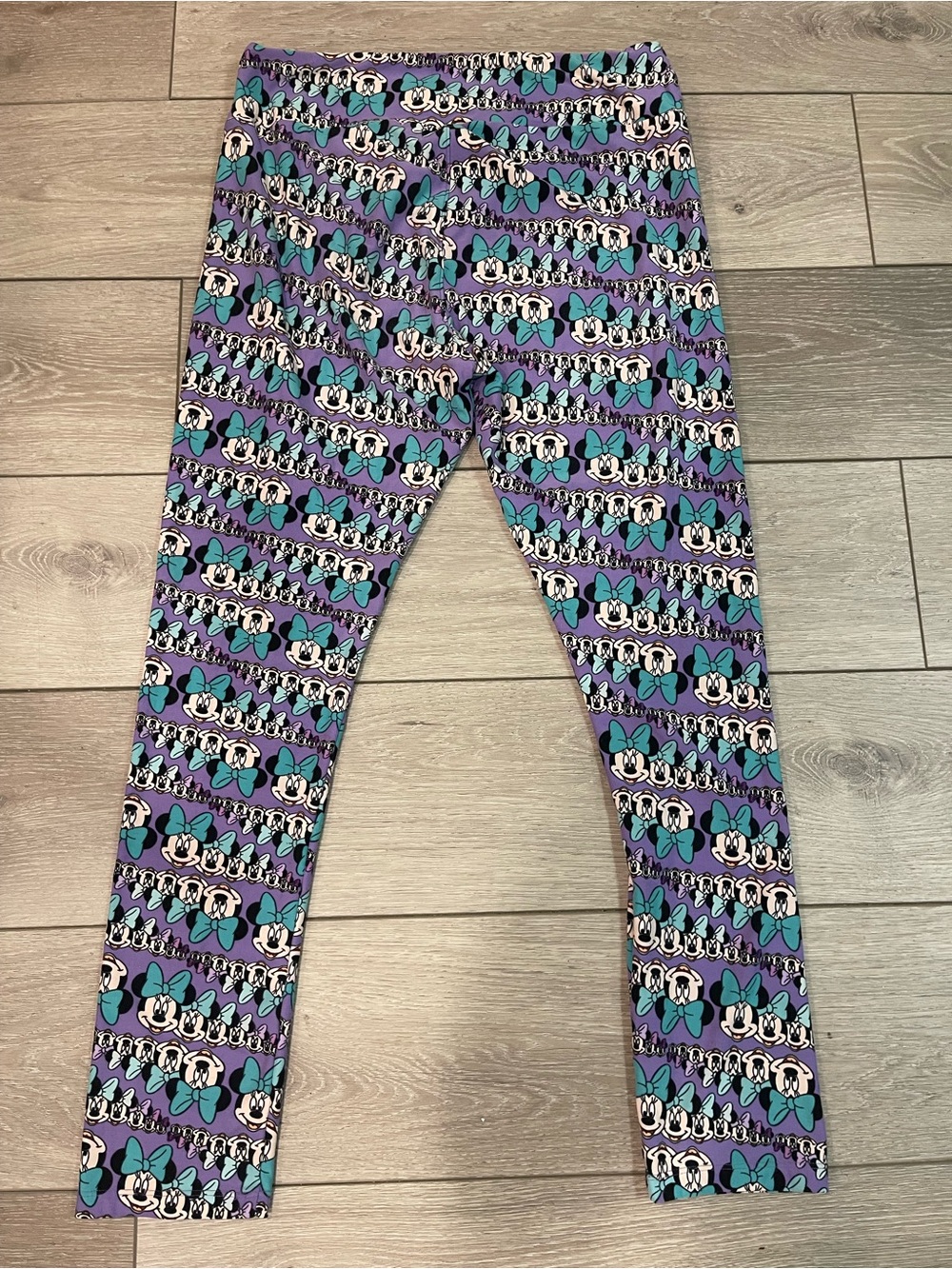 LuLaRoe Women’s Leggings with Minnie Mouse Print - Picture 2 of 4